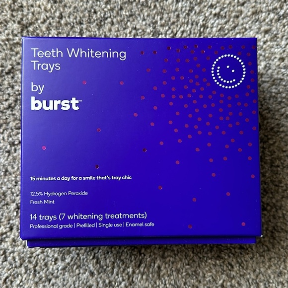 NIB Burst Oral Care Professional Teeth Whitening System Bundle Trays Strips - Picture 3 of 6